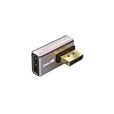 日本の中小企業 MSL FORCE DisplayPort 変換アダプタ 8K60Hz 4K 2K 1080p DP MDP ストレート L字 90° 40Gbps 同期出力 dp07 1個 F1タイプ