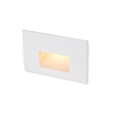 WAC Lighting 4011-27WT WAC Step & Wall 5 inch Ledme 12V Rectangle Step & Wall Light 2700K Warm White