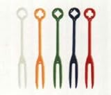 青芳 ピック カラフル L88mm お弁当用ピック H-20008 20本入