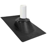 IPS Corp 81755ハードプラスチックベース屋根Flashings for 2 " Ventパイプ