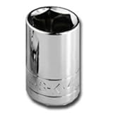 S K Hand Tools SKT41830 1/2 Inch Drive 6 Point Deep Socket - 15/16 Inch
