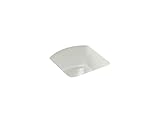 KOHLER K-5848-NY Napa Under-Mount bar Sink with No Faucet Holes Dune [並行輸入品]