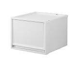 【Amazon.co.jp限定】天馬 キッチンやランドリーで使用出来る収納ケース 完成品 フィッツケース FC40 Fits 省スペースにもピッタリな奥行40cm 日本製 アルミ補強板内蔵で積み重ねても頑丈 衣装ケース 収納ボックス【色 ホワイト】 【サイズ FC40-4030】 【幅40×奥行40×高さ30cm】