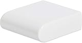 Atlas Homewares A877-WG Successi Round Rail Knob, 1.13-Inch, White Gloss by Atlas Homewares