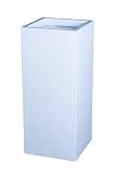 大和プラスチック 鉢カバー&ポット プリズム 底面穴あき加工済み 340×340×H800 3480 ホワイト