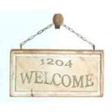 GARDEN　COLLECTION　【85960】　ウッドボード　WELCOM　300×150mm　0.5kg　木製