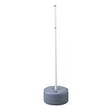 緑十字 標識用ポール ポリエチレン台タイプ 1800×490mmΦ 移動式 114170