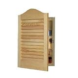 Jensen 605 Adj基本的なルーバーUnfinished Wood Single Recessed Medicine Cabinet