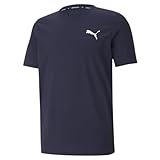 [プーマ] 吸水速乾 トレーニング 半袖 ESS スモール プーマロゴ ポリ Tシャツ 687561 メンズ 24年秋冬カラー ピーコート(06)_旧モデル S
