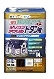シリコンアクリルトタン用 14L こげ茶 こげ茶