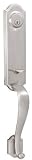Weslock 06655--N--0020 Mansion Exterior Entry Handle, Satin Nickel [並行輸入品]