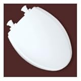 細長いMolded Wood Toilet Seat with whisper-close with Easy Clean and変更ヒンジ Elongated 7B1600E2 000 1