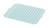 リッチェル シンクマット ミントブルー S シェリー 立てて乾かせるシリコーンシンクマット S 耐熱