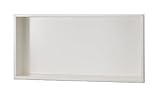 飾り棚 ニッチマイハートスクエアタイプ(横型) 96X600X300 LED照明:無 台座:木目ミドルブラウン 背面パネル:木目ミドルブラウン マグネットフック1個付