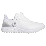 [アディダスゴルフ] ゴルフシューズ ウィメンズ ソーラーモーション ボア 24 フットウェアホワイト／フットウェアホワイト／シルバーメタリック 23.0 cm 2E