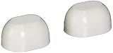 Toilet Bolt Caps Oval White Push On Type [並行輸入品]