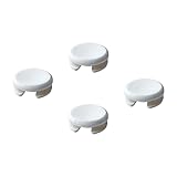 Partsatoz 3Dアナログジョイスティックボタンコントロールカバー サムスティック サークルパッドキャップ 交換用 ニンテンドー2DS 3DS 3DS XL LL 2DS XL New 3DS XL LL 4個パック ホワイト