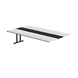 Garage NSフリーアドレスタイプ増設 幅240cm 奥行140cm メラミン仕様 NS-B247HMJ ホワイト/ブラック