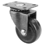 Mintcraft JC-D02-3L 1-5/8-Inch Plate Caster with Rubber Wheels, Antique Copper by Mintcraft