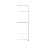 無印良品 スチールユニットシェルフ・追加用帆立・中・ライトグレー 高さ120cmタイプ用 02998387