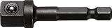[3758125]ナック　ドライバーアダプター６．３５ｘ対辺四角１２．７ｍｍｘ５０Ｌボール止付 3DA405NB