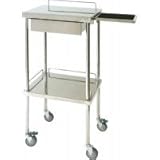 スギモト　ステンレス製パソコンカート　11-012-05 代引不可