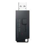 エレコム 外付けSSD 500GB USB3.2(Gen1) PS5/PS4(メーカー動作確認済) 抗菌 抗ウイルス加工 ブラック ESD-EHL0500GBK