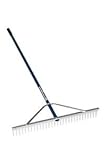 Midwest Rake 20048 48 Head Chisel Tooth Rake, 66 Blue Aluminum Handle by Midwest Rake