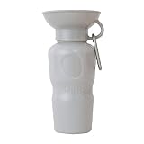 PET SELECT ペットセレクト ペット用水筒 AUTO PET MUG オートペットマグ 650ml 給水ボトル 皿 一体型 ウォーターボトル 犬 散歩 節水 お散歩グッズ お出かけ アウトドア レジャー ランニング ドッグラン ペット用 ペットグッズ 犬用品 猫グッズ PETSELECT ペットセレクト petselect by nihonikuji (クールグレー)