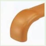 LIXIL TOEX　グリップライン　歩行補助手すり　だ円手すり用　端部キャップR　【リクシル】 アルミカラー　オータムブラウン