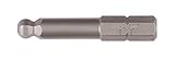 WIHA 71725 Ball End Hex Metric Long Insert Bit (2 Pack), 6.0mm x 38mm [並行輸入品]