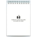 [エトランジェ・ディ・コスタリカ 5196319] Ｗリングメモ　Ａ６　１００枚　ホワイト