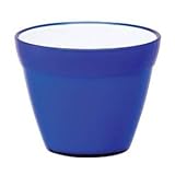 イタリア製樹脂ポット(植木鉢/プランター) COCCO(コッコ) φ20cm/穴無し ブルー(青) 〔ガーデニング用品/園芸〕