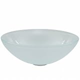 Vigo vg07043 16 – 1 / 2 "ガラス舟形バスルームシンク、 VG07043