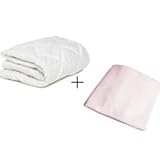 aBaby Crib Mattress Protector and Sheet Combo Pink [並行輸入品]
