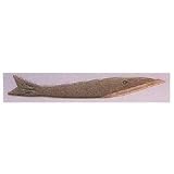 カービングナイフ 魚型ブラック 180mm サヤ無し