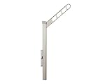 NASTA　物干金物　アーム付上下移動式ポール　KS-DA456ASPN-ST（1セット2本入り）　ステンカラー