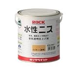 ロックペイント 水性ニス 0.7L クリヤー
