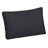 整眠ラボ 枕 日本製 高級ホテル仕様 ふわふわ 高さ調整可能 丸洗い可能 立体構造 63x43cm (ブラック)