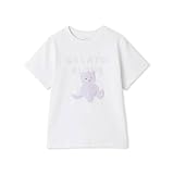 ジェラートピケ キッズアンドベイビー キッズ ぬいぐるみワンポイントTシャツ ジェラピケ ルームウェア gelato pique Kids＆Baby KIDS(LV-ラベンダー、90)