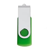 2GB USB2.0フラッシュサムドライブメモリスティックデータストレージスイベルキャップポータブルUディスクグリーン ファッション