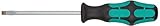 Wera 05007610001 Kraftform Plus 334 Slotted Screwdriver, Lasertip, 5mm Head, 4" Blade Length [並行輸入品]