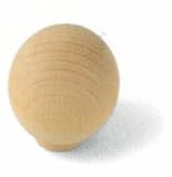 Laurey 33101 1 1 / 4インチAU NATURAL WOODラウンドノブ