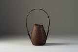 21018040 磨なつめ 【サイズ】Ｗ２１×Ｄ１５×Ｈ３２ｃｍ【素材】竹【塗装】漆塗装【生産国】日本 23-551-03