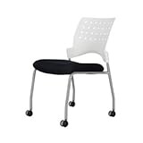 エレッタ ミーティングチェア 背カバーなし ブラック EL-4W-ZR-BK