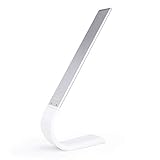 MOCREO(モクリオ) LEDデスクライト 電気スタント タッチセンサー 3モード 6階段調光 目に優しい シルバー