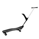 Ookkie オーキー 子供用 スケートボード ブラック スケボー 子供 初心者 2歳から乗れる 成長に合わせて3段変化 長く使える キックボード キックスケーター 外遊び 乗り物 玩具