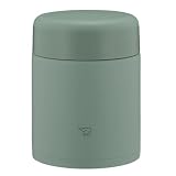 象印 スープジャー 400ml 大きめ茶碗サイズ 【おいしく保温・保冷】 広口 マットグリーン SW-KA40-GM