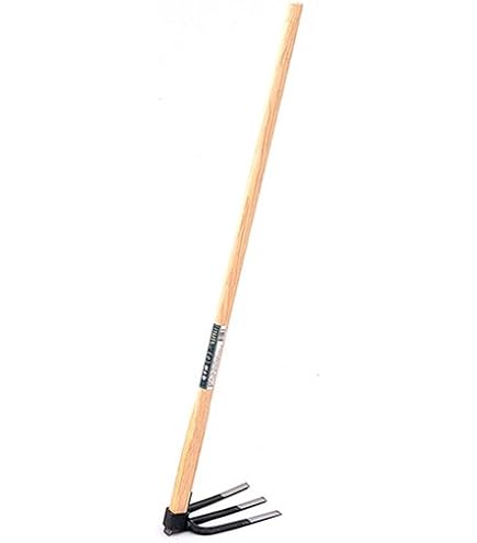 【特価セール】千吉 金 大和型三本備中鍬 1050mm Amazon | 千吉 金 大和型三本備中鍬 1050mm | くわ