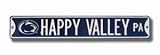 Penn State Nittany Lions Hapy Valley Street Sign